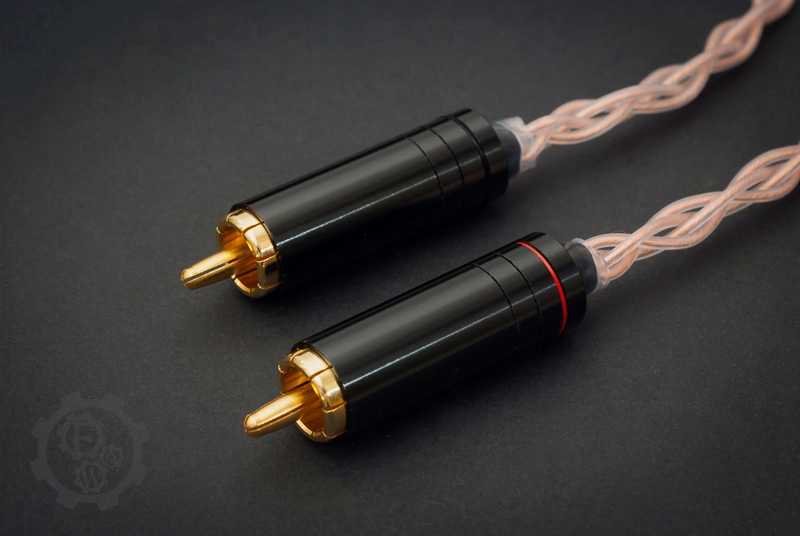 PP004  HIFI Copper Japan Made Rca Audio phono Cable Interconnect Copper 